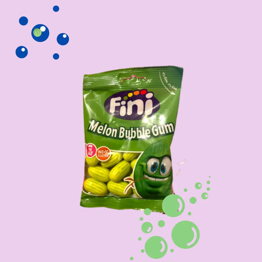 Sachet Fini 90g "Chewing-gum au melon" - Yum Yum Snacks