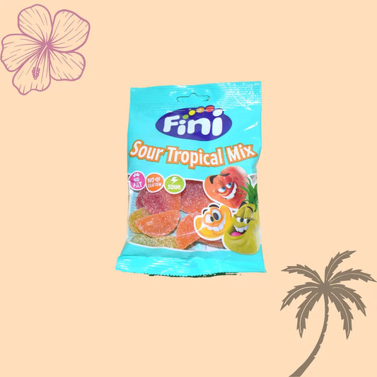 Sachet Fini 90g "Tropical Mix Acide" - Yum Yum Snacks