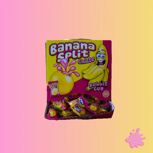 Chewing-gum "Banana Split" (l'unité) - Yum Yum Snacks